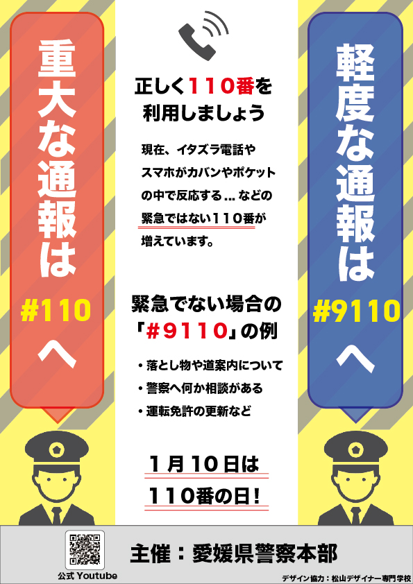 110番のポスター